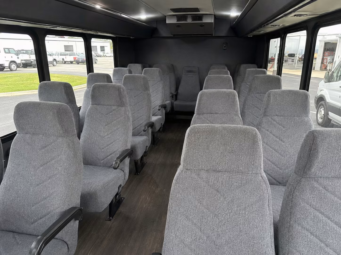 18 passenger minibus interior