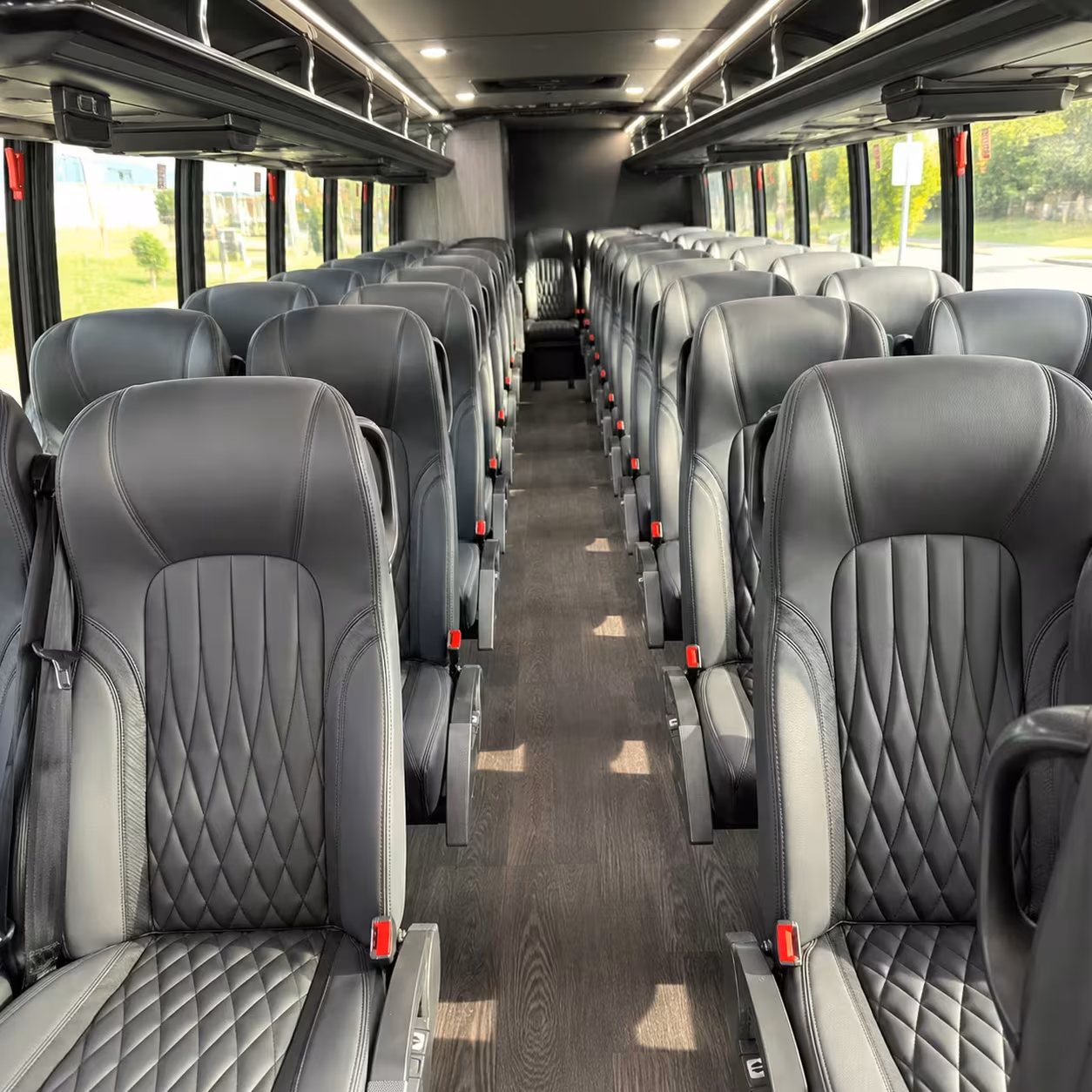 35 passenger minibus interior