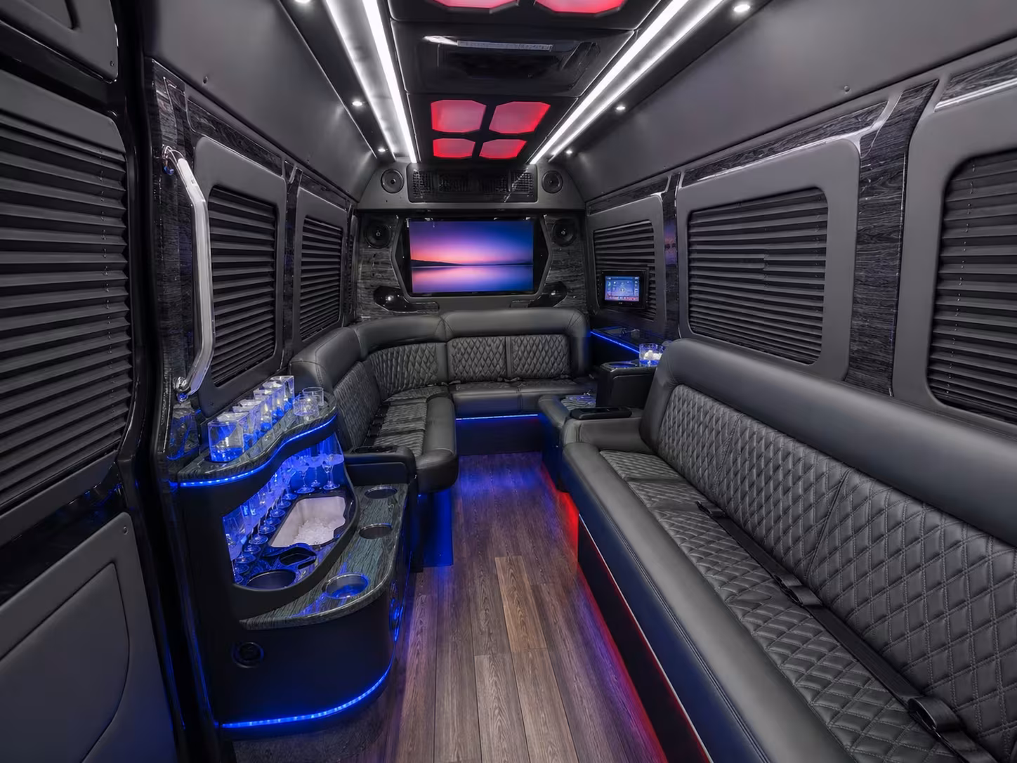 corporate concert shuttle buses for henderson company outings