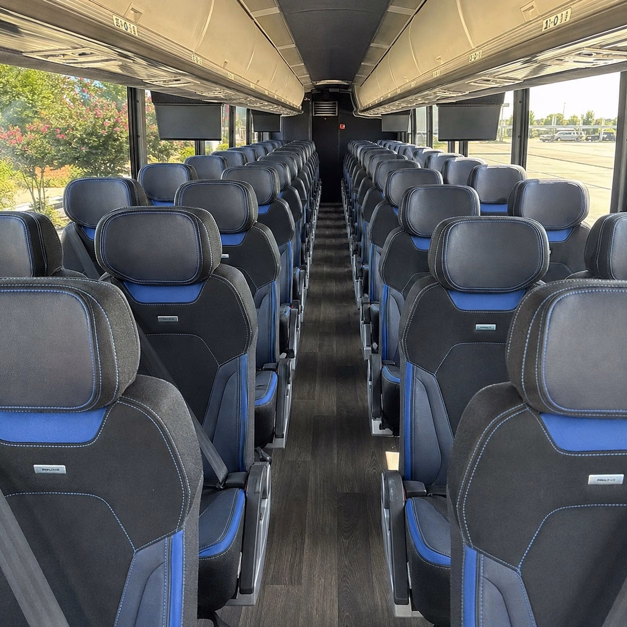 henderson charter bus interior